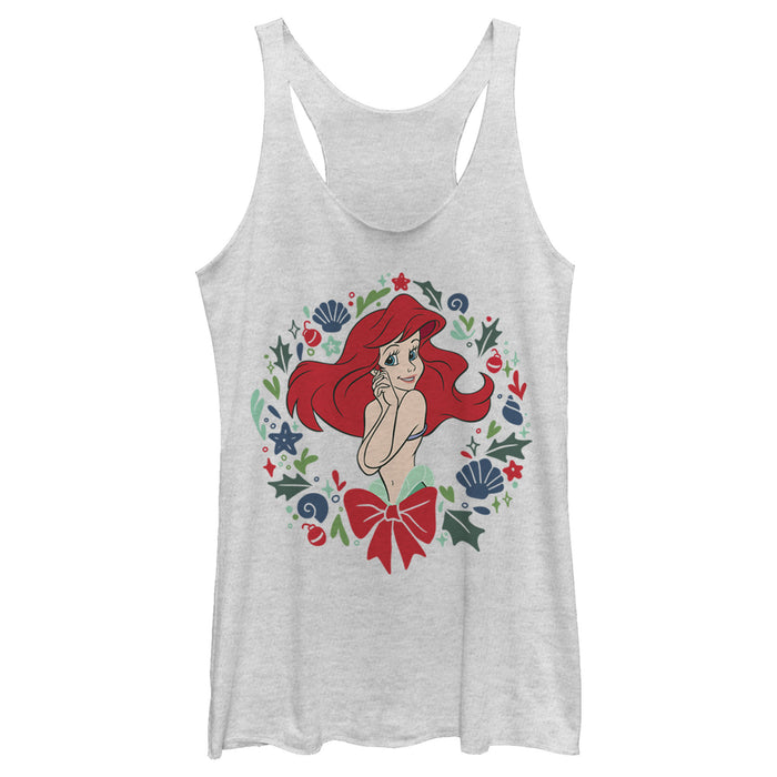 fifth sun Women's The Little Mermaid The Little Mermaid Ariel Wreath Racerback Tank Top
