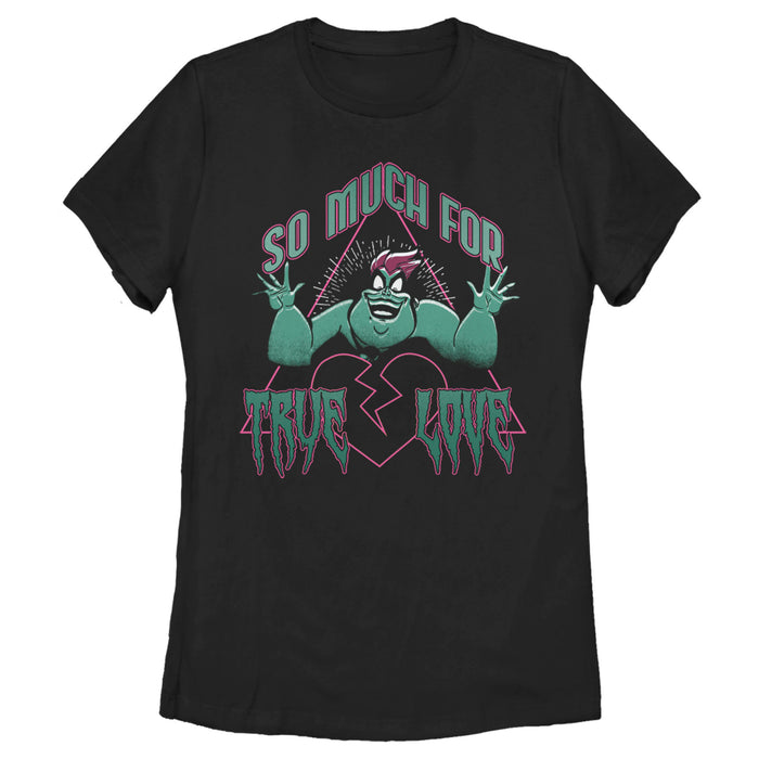 fifth sun Women's The Little Mermaid Ursula So Much For True Love T-Shirt
