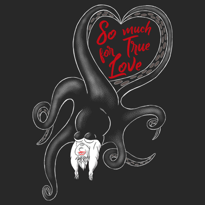 Fifth Sun Women's The Little Mermaid Ursula The Sea Witch So Much For True Love T-Shirt