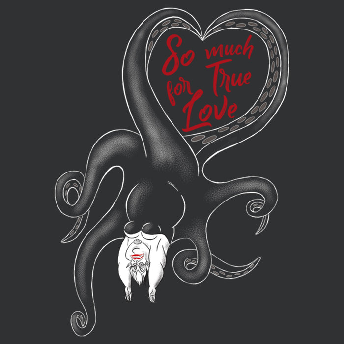 Fifth Sun Women's The Little Mermaid Ursula The Sea Witch So Much For True Love Racerback Tank Top