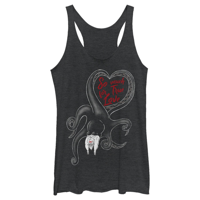 fifth sun Women's The Little Mermaid Ursula The Sea Witch So Much For True Love Racerback Tank Top