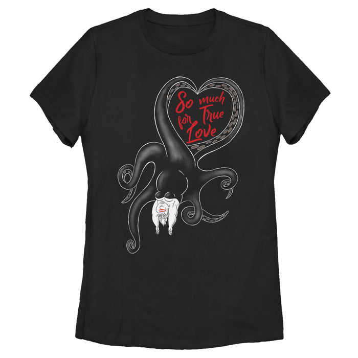 fifth sun Women's The Little Mermaid Ursula The Sea Witch So Much For True Love T-Shirt