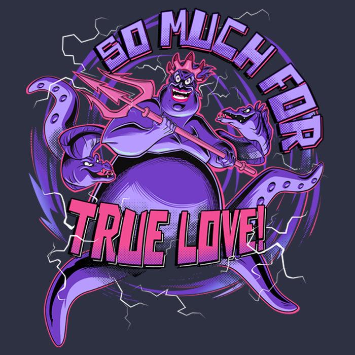 Fifth Sun Women's The Little Mermaid Ursula Trident So Much For True Love T-Shirt