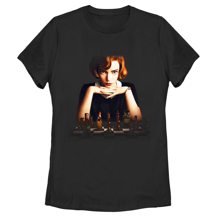 fifth sun Women's The Queen's Gambit Beth Staring T-Shirt