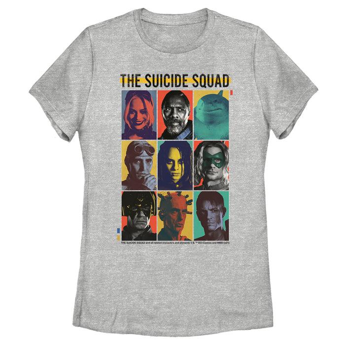 fifth sun Women's The Suicide Squad Character Portraits T-Shirt
