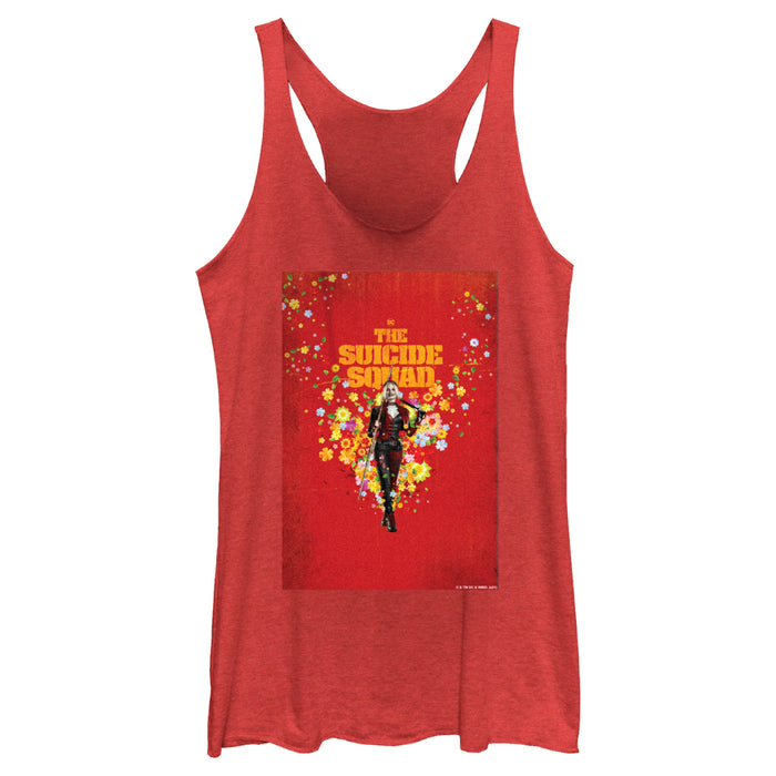 fifth sun Women's The Suicide Squad Harley Quinn Poster Racerback Tank Top