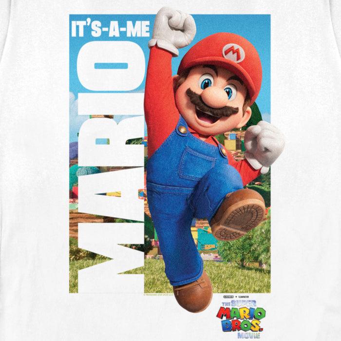 Fifth Sun Women's The Super Mario Bros. Movie Mario It's-A-Me Poster T-Shirt
