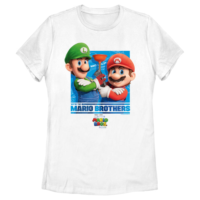 fifth sun Women's The Super Mario Bros. Movie We're the Mario Brothers T-Shirt