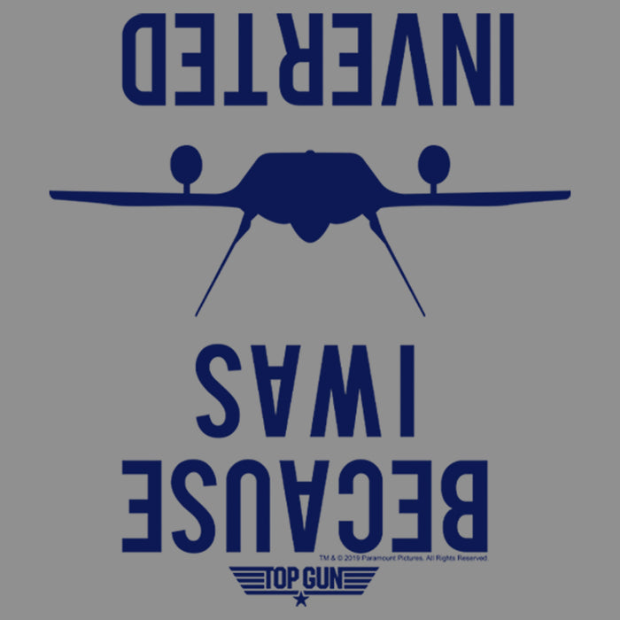 Fifth Sun Women's Top Gun Because I Was Inverted Racerback Tank Top