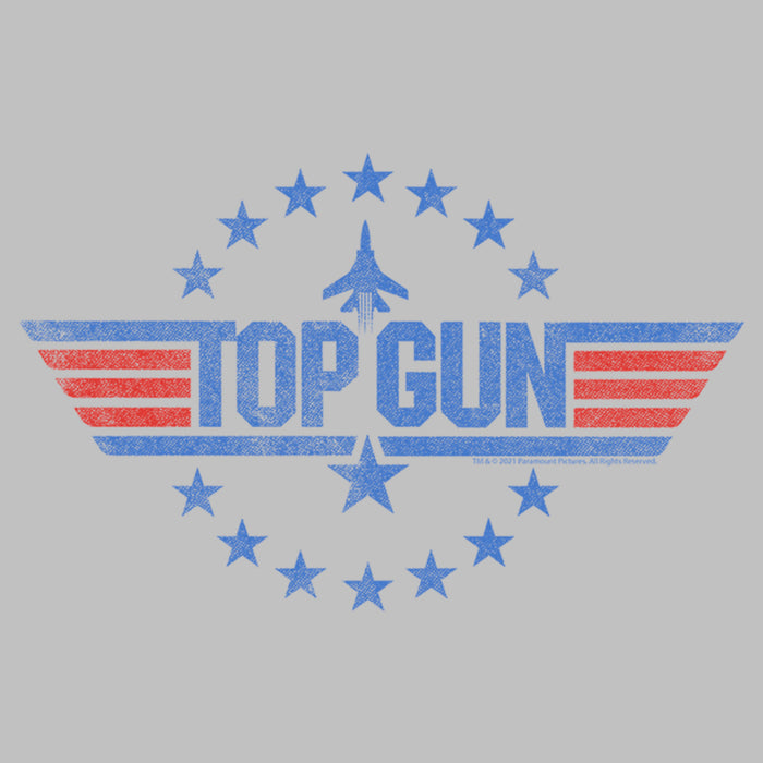 Fifth Sun Women's Top Gun Circle Of Stars Logo T-Shirt