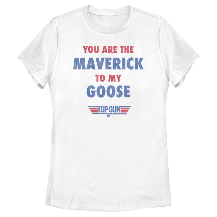 fifth sun Women's Top Gun You Are the Maverick to My Goose T-Shirt