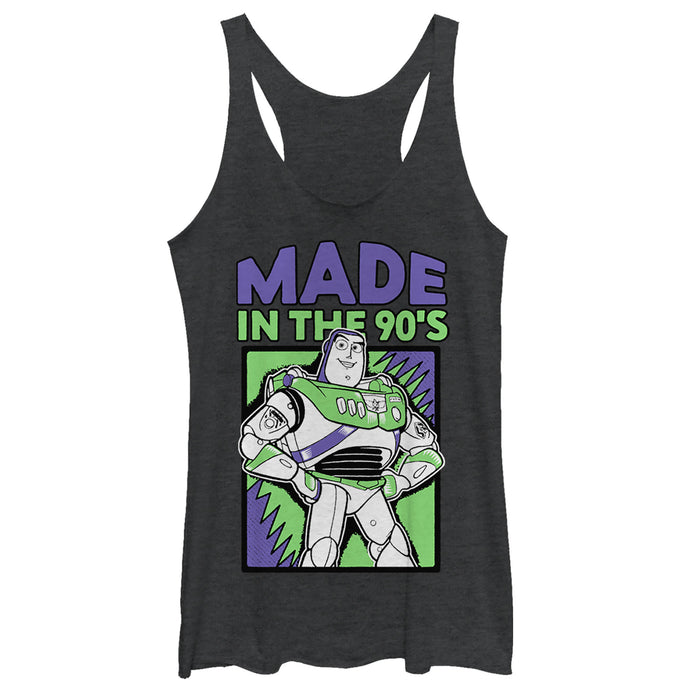 Fifth Sun Women's Toy Story Buzz Lightyear Made In 90s Racerback Tank Top
