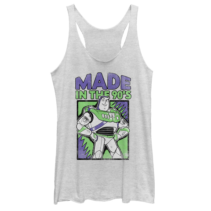 fifth sun Women's Toy Story Buzz Lightyear Made in 90s Racerback Tank Top