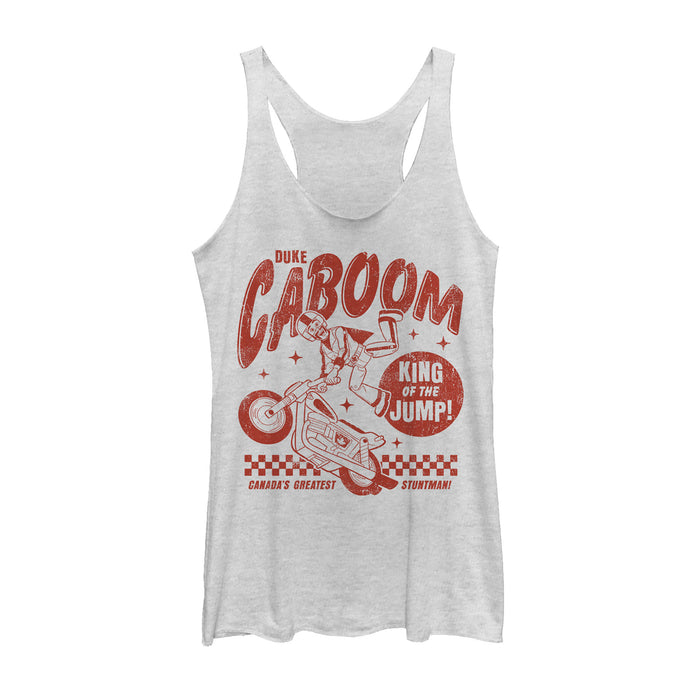 fifth sun Women's Toy Story Caboom King Jump Racerback Tank Top