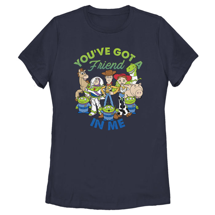 fifth sun Women's Toy Story Friend in Me Scene T-Shirt