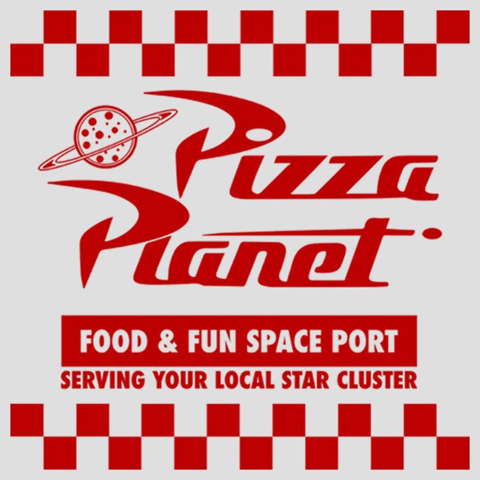 Fifth Sun Women's Toy Story Pizza Planet Uniform Racerback Tank Top