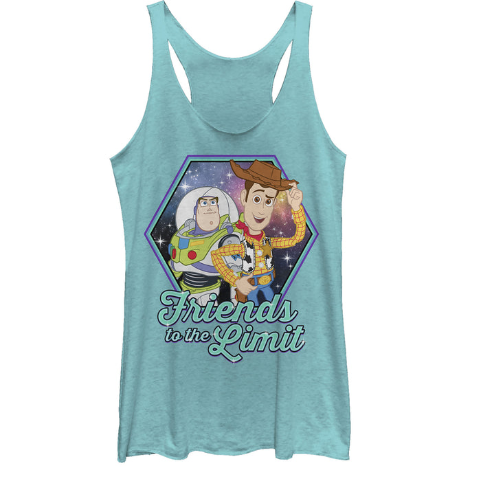 fifth sun Women's Toy Story to the Limit Racerback Tank Top