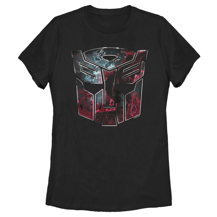 fifth sun Women's Transformers Autobot Rusted Logo T-Shirt