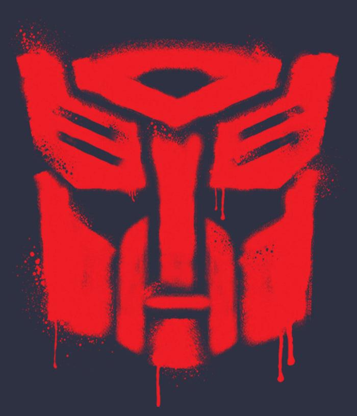 Fifth Sun Women's Transformers Autobots Graffiti Logo T-Shirt