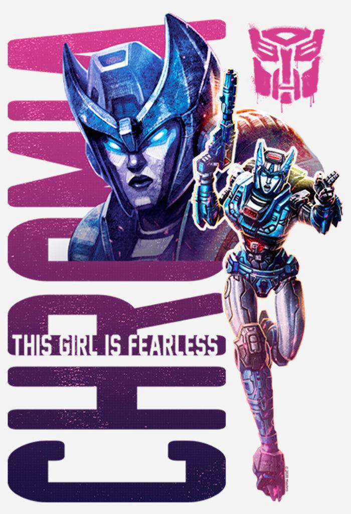 Fifth Sun Women's Transformers Chromia Fearless Girl T-Shirt