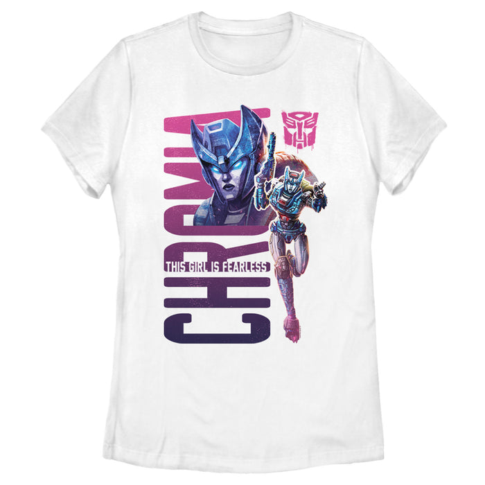 fifth sun Women's Transformers Chromia Fearless Girl T-Shirt