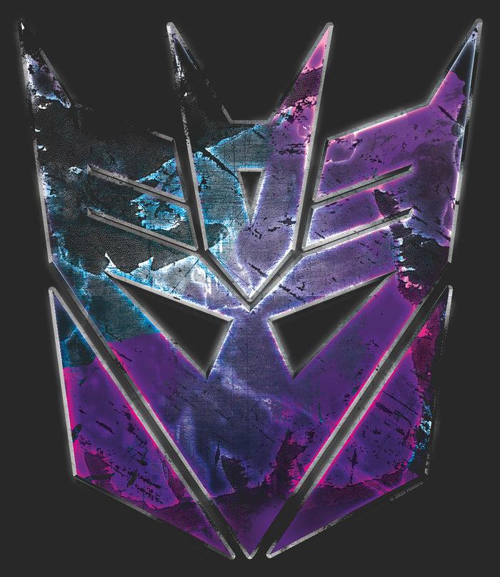 Fifth Sun Women's Transformers Decepticon Rusted Logo T-Shirt
