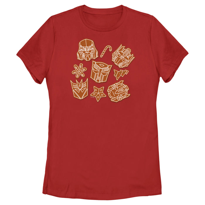 fifth sun Women's Transformers Gingerbread Transformers T-Shirt