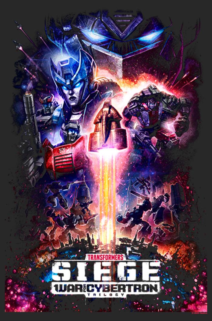 Fifth Sun Women's Transformers Siege Poster T-Shirt