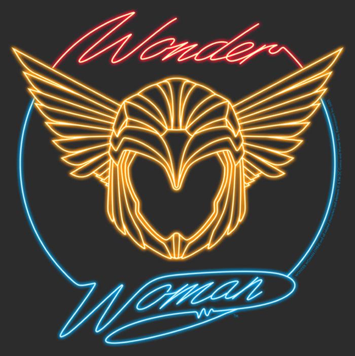 Fifth Sun Women's Wonder Woman 1984 Golden Neon Helmet T-Shirt