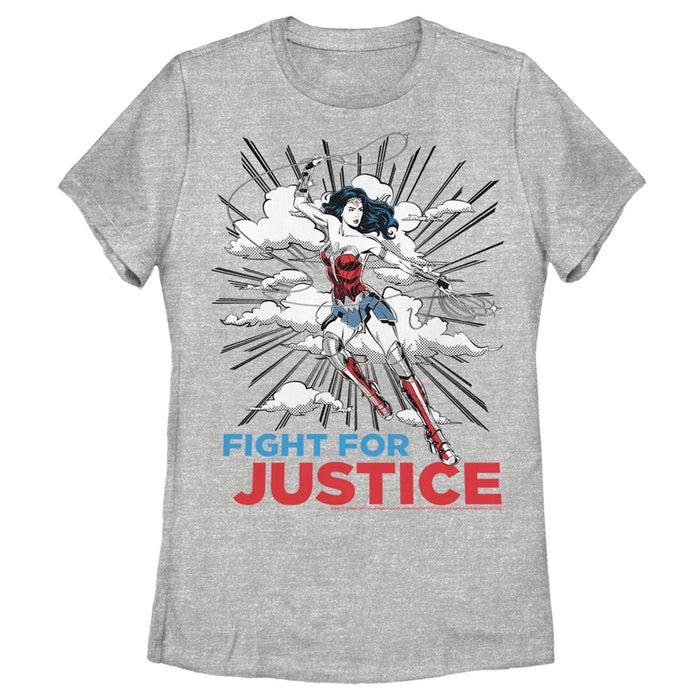 fifth sun Women's Wonder Woman 1984 Justice Fighter T-Shirt